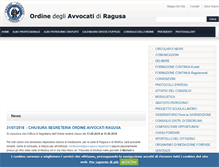 Tablet Screenshot of ordineavvocatiragusa.it